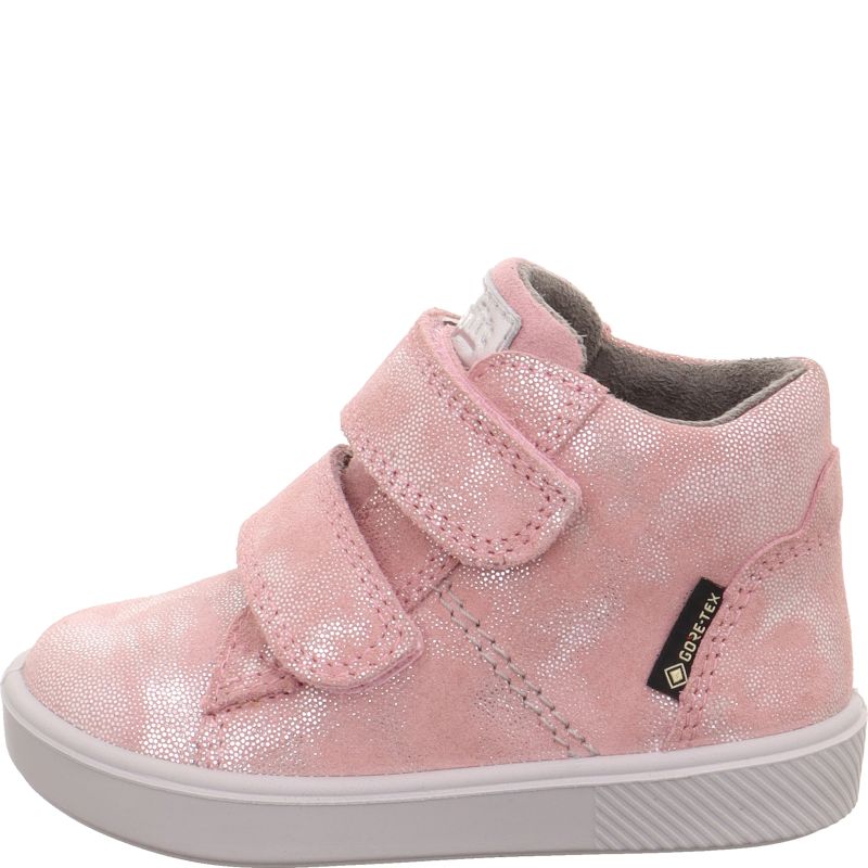 Superfit SUPIES Girls Sneakers high - Material: Leather/Textil in Rose