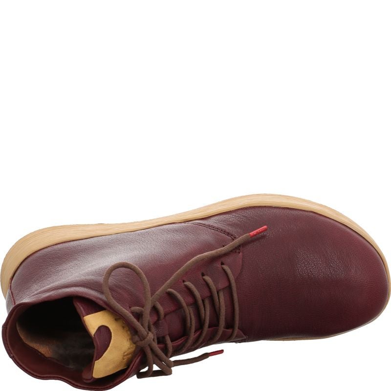 Think! COMODA Damen Ankle Boots - Material: Leder in Rot