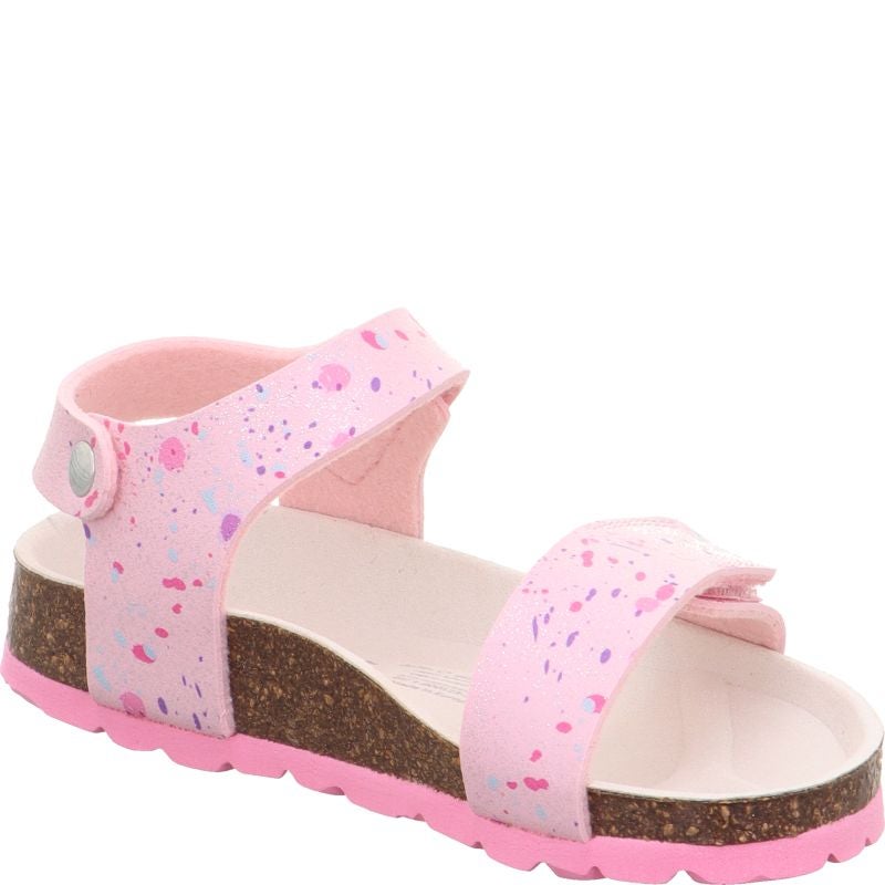 Superfit FUSSBETTPANTOFFEL Girls Sandal - Material: Sonstiges Material in Pink