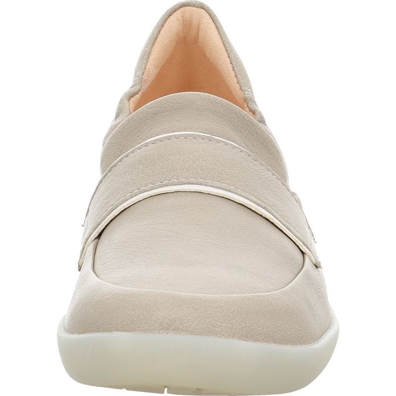 Think NATURE Woman Slipper - Material: Leather in Grey