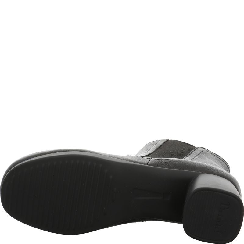 Think NANI Woman Ankle boot - Material: Leather in Black