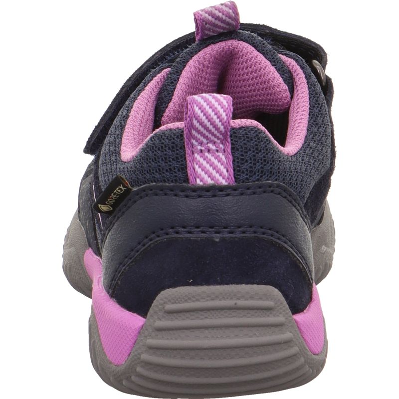 Superfit STORM Girls Sneakers low - Material: Leder/Sonstiges Material/Texti in Blue