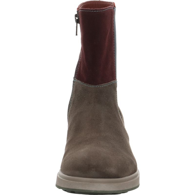 Think COGITA Woman Cheslea boot - Material: Leather in Grey