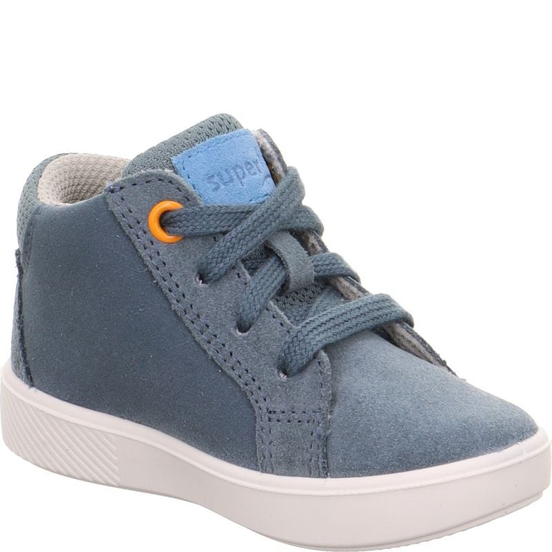 Superfit SUPIES Sneakers high - Material: LederSonstigesMaterialTexti in Blue
