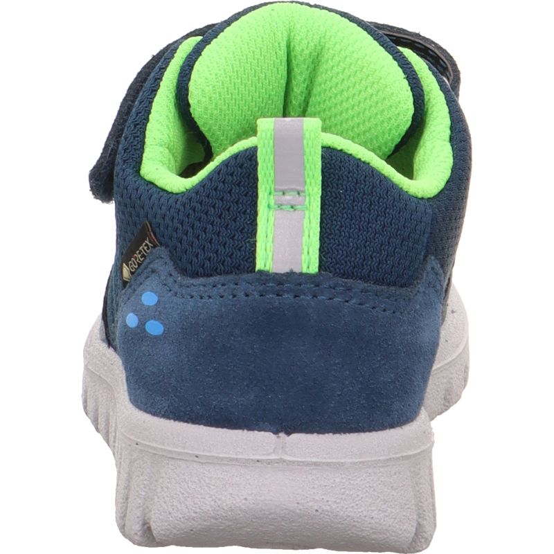 Superfit SPORT7 MINI Sneaker low - Material: Leder/Sonstiges Material/Textil in Blau