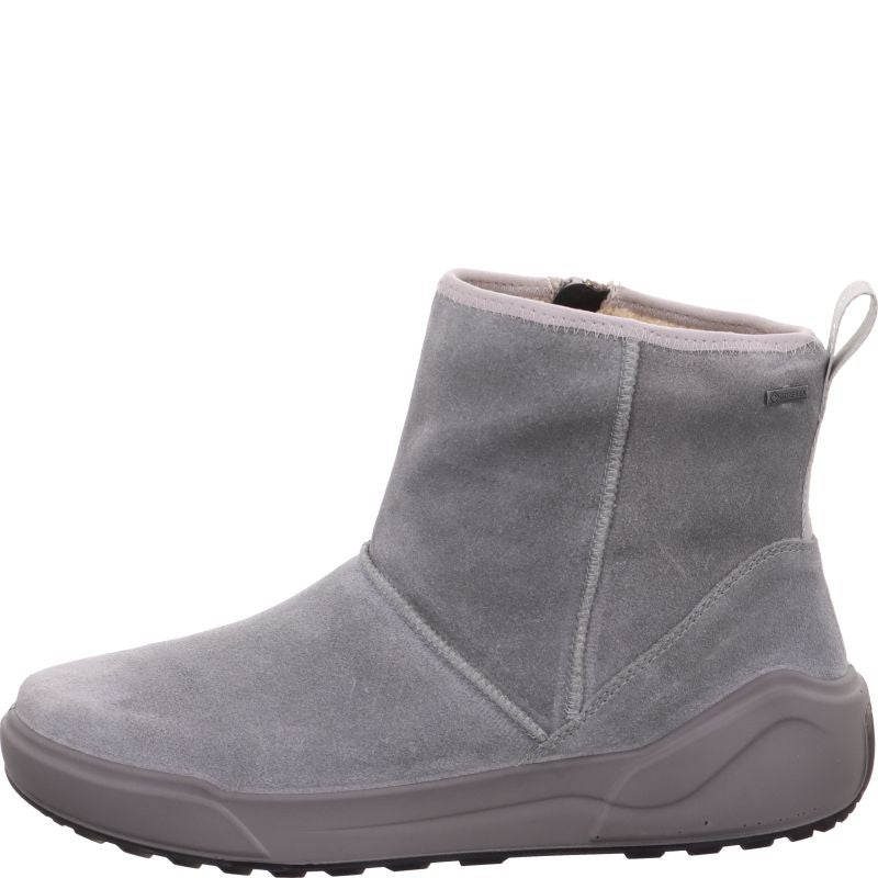 legero COSY Damen Stiefelette - Material: Leder in Grau