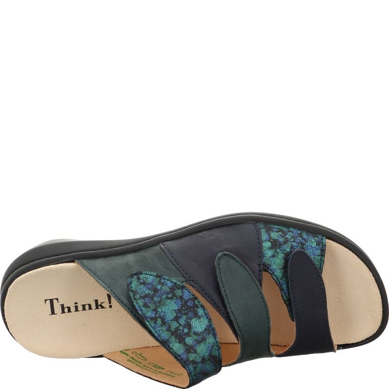 Think CAMILLA DAMEN Mules - Material: Leather in Blue