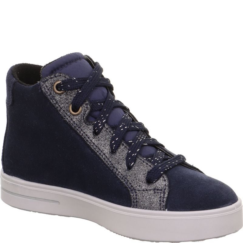 Superfit STELLA Mädchen Sneaker high - Material: Leder/Textil in Blau