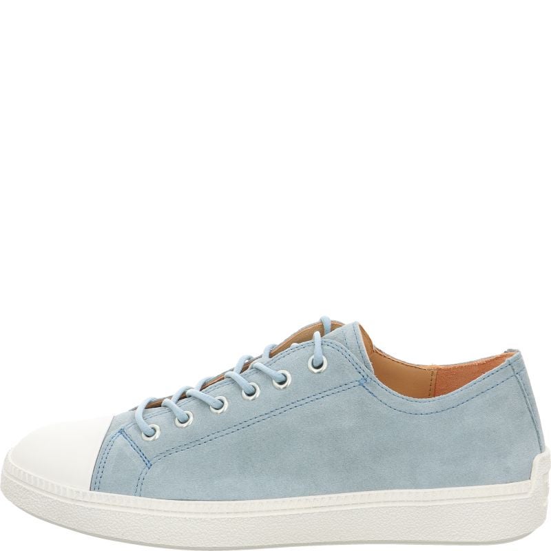 Think TURNA WOMEN Woman Sneakers low - Material: Leather in Blue