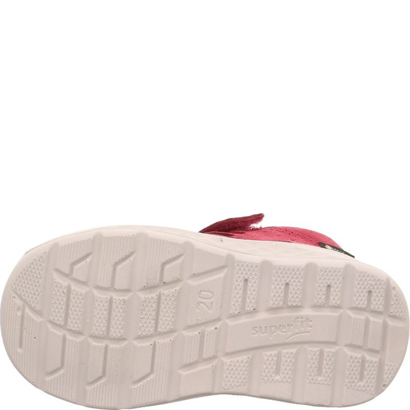 Superfit BREEZE Girls Sneakers high - Material: Leather in Red