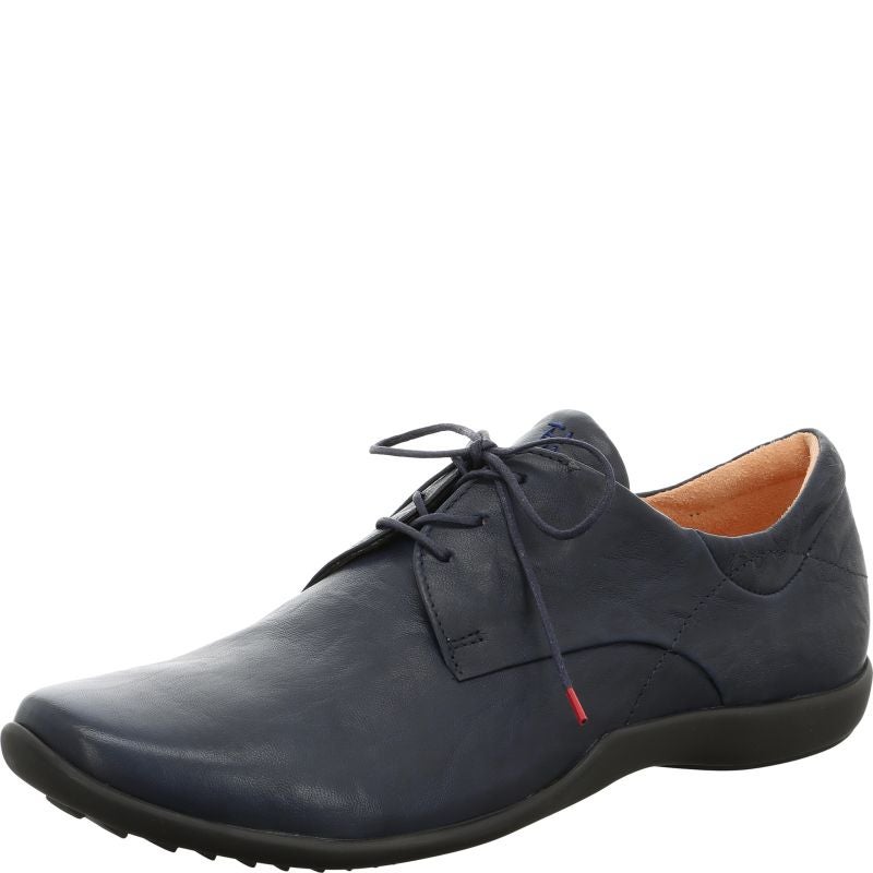Think STONE HERREN Men Lace up shoe - Material: Leather in Blue