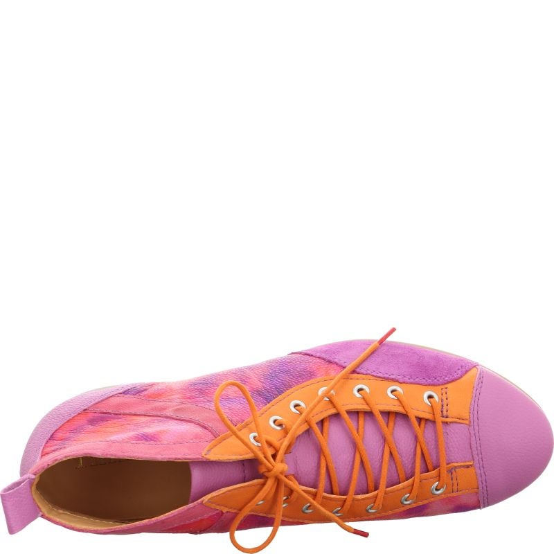 Think! GUAD2 Damen Ankle Boots - Material: Leder in Pink