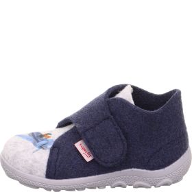 superfit HAPPY OCTI Jungen Hausschuh - Material: Textil in Blau