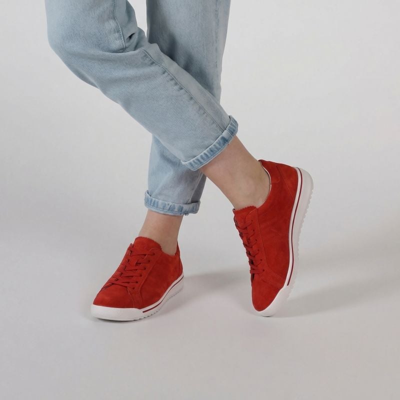 legero ALIA Damen Sneaker low - Material: Leder in Rot