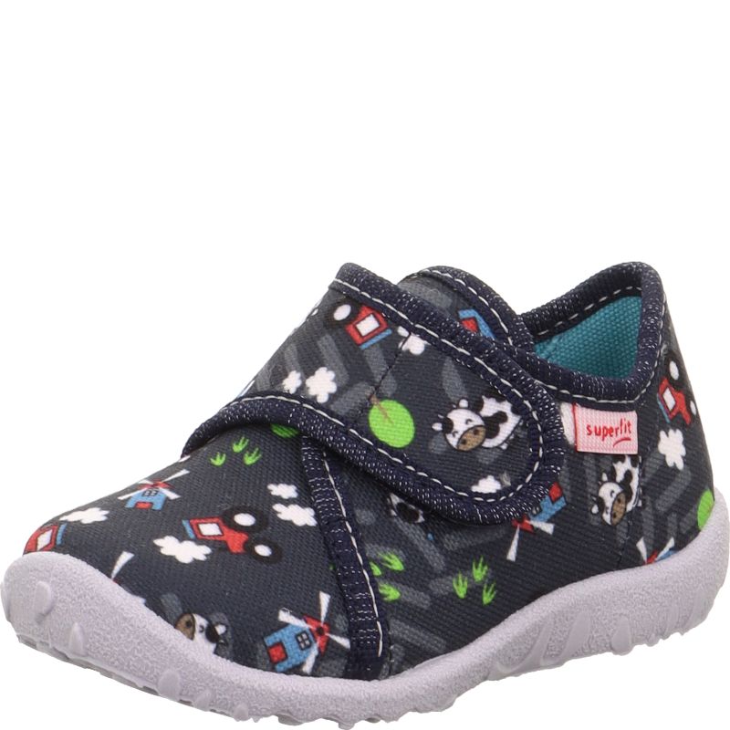 Superfit SPOTTY Boys Slipper - Material: Textile in Blue