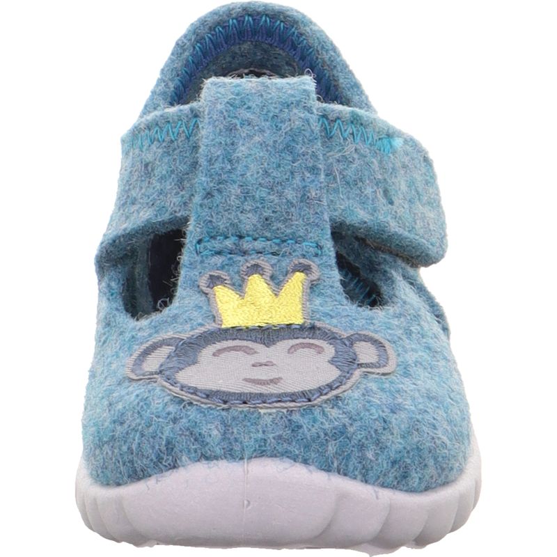 Superfit HAPPY Jungen Hausschuh - Material: Textil in Blau