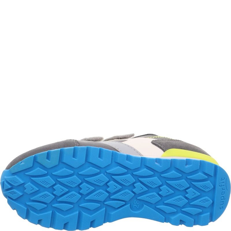 Superfit DASH Sneaker low - Material: Leder/Sonstiges Material/Textil in Grau