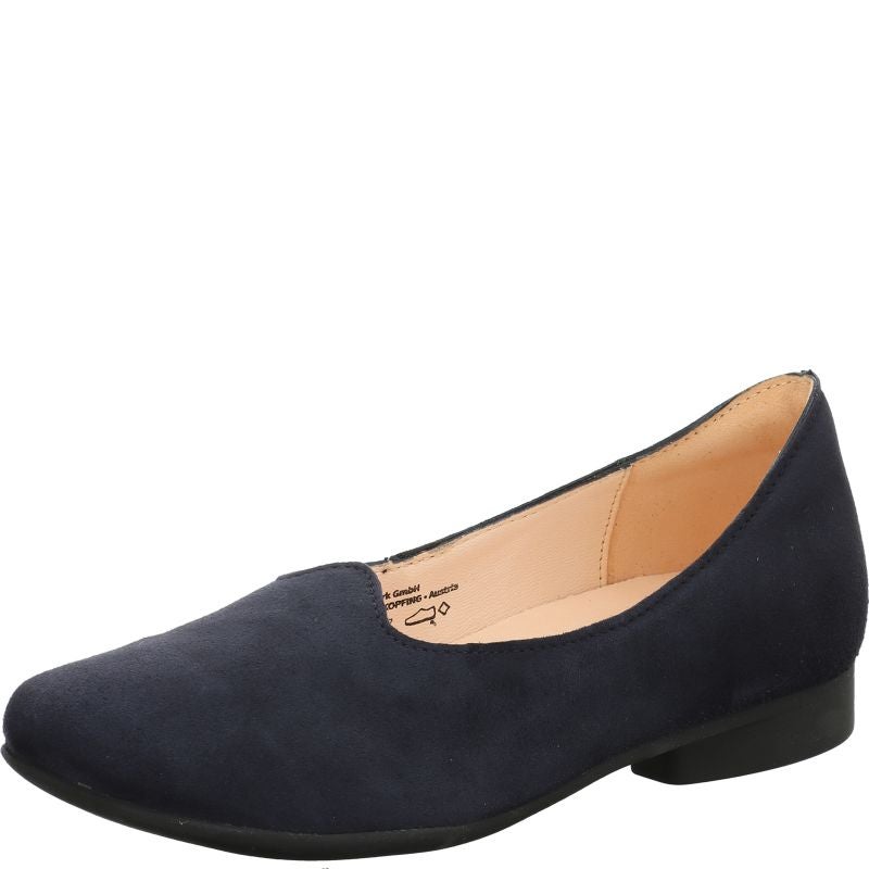 Think GUAD2 Woman Ballerina - Material: Leather in Blue