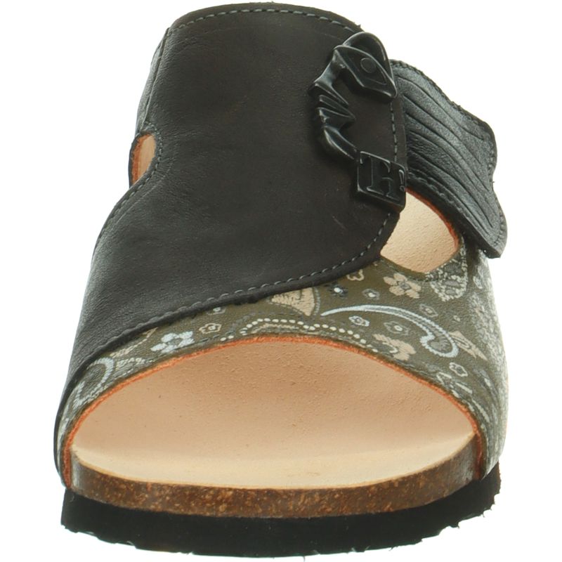 Think MIZZI DAMEN Mules - Material: Leather in Multicolored
