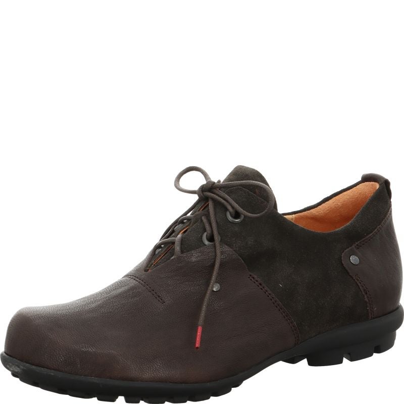 Think KONG HERREN Men Lace up shoe - Material: Leather in Brown