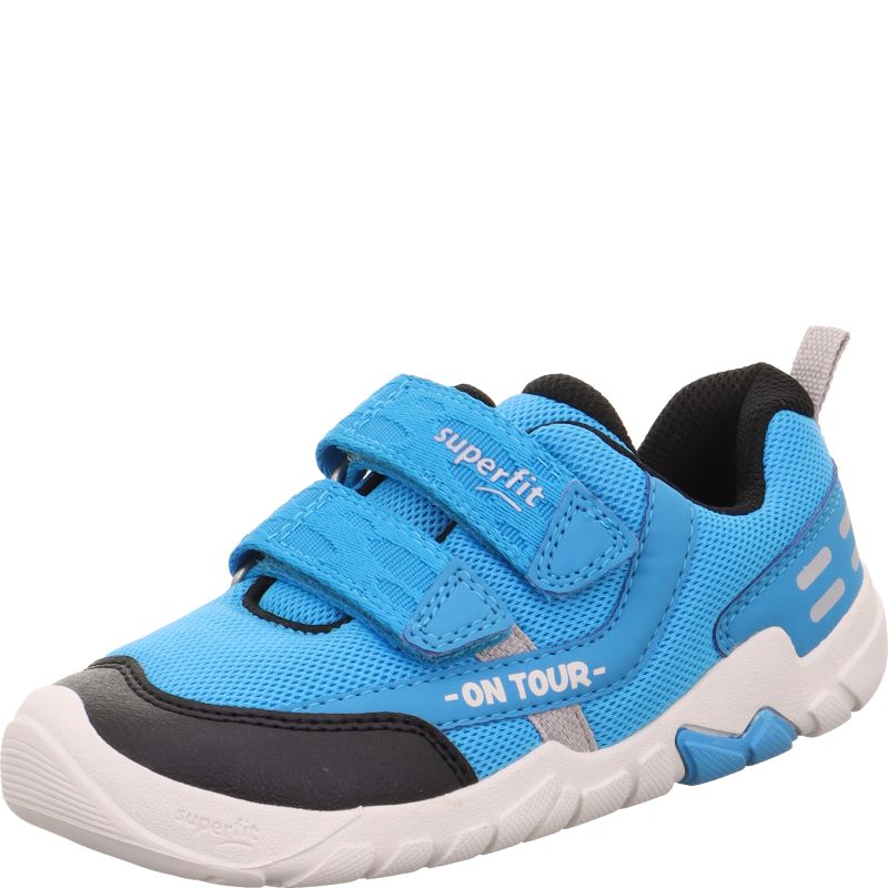 Superfit TRACE Sneaker low - Material: Textil/Sonstiges Material in Blau