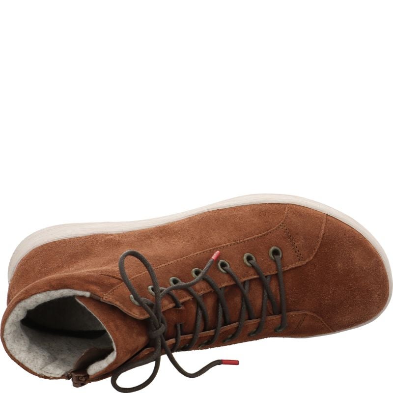 Think COMODA Woman Ankle boot - Material: Leather in Brown