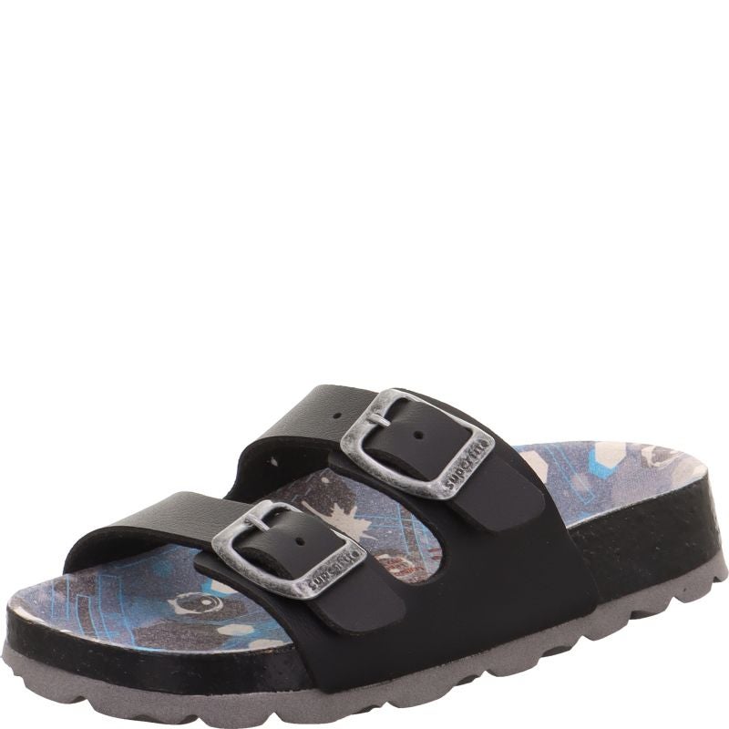 Superfit FUSSBETTPANTOFFEL Slipper - Material: Sonstiges Material in Black