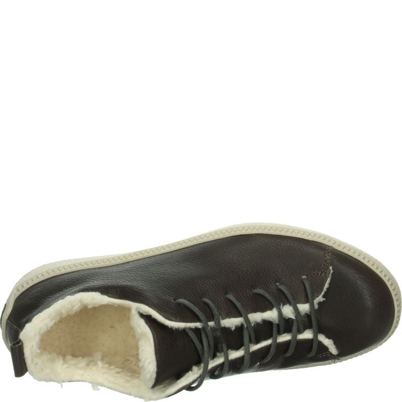 Think TURNA WOMEN Woman Sneakers low - Material: Leather in Grey