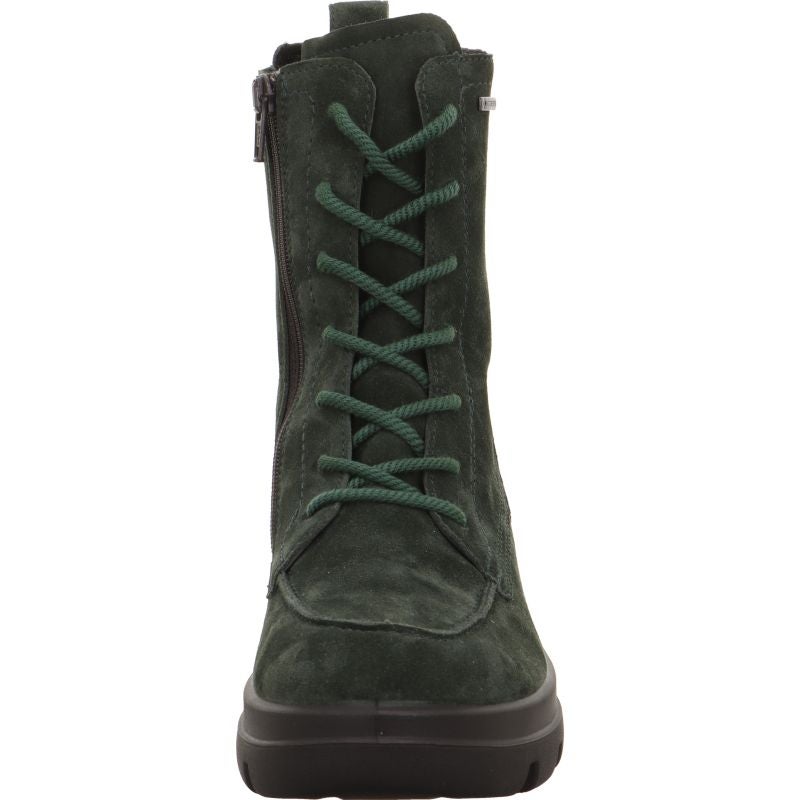 Legero ANGELINA Damen Schnürboots - Material: Leder in Grün