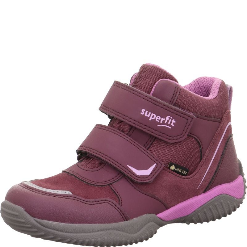 Superfit STORM Unisex | Girls Sneakers high - Material: Leder/Sonstiges Material/Texti in Red