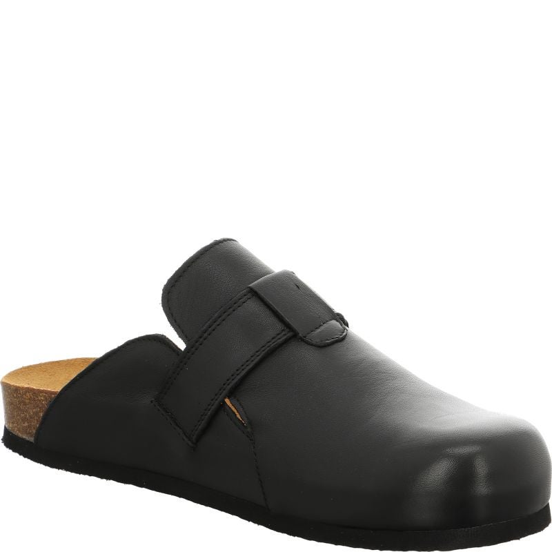 Think WOLFI Men Clog - Material: Leather in Black