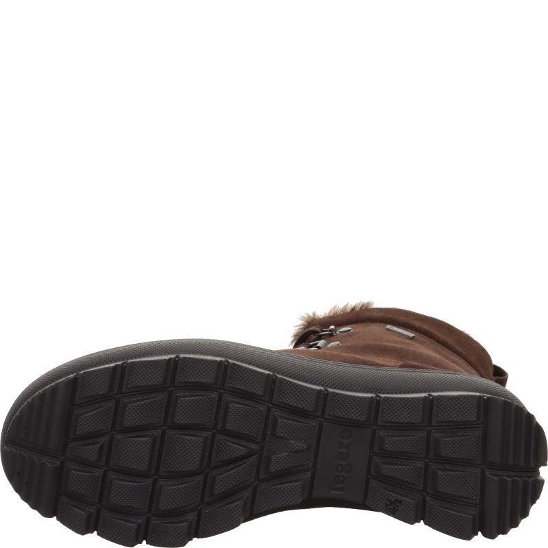 legero NOVARA Damen Schnürboots - Material: Leder in Braun