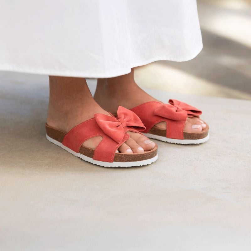 Think! CRISSI Damen Pantolette - Material: Leder in Rosa