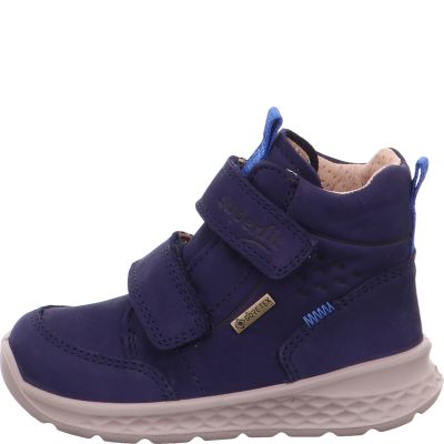 Superfit BREEZE Unisex, Jungen Sneaker high - Material: Leder in Blau