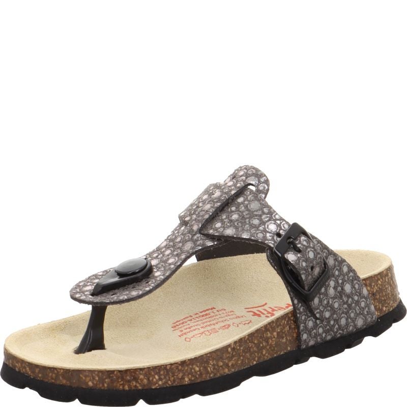 Superfit FUSSBETTPANTOFFEL Girls Slipper - Material: Sonstiges Material in Black