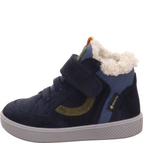 Superfit SUPIES Jungen Sneaker high - Material: Leder/Textil in Blau