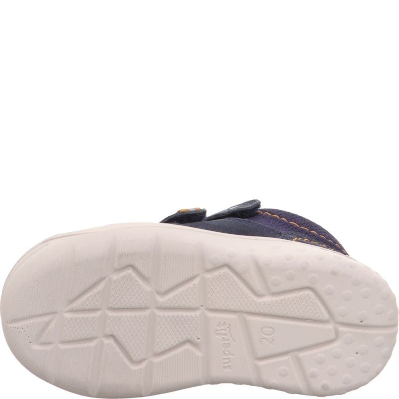 Superfit WHALEY Sneakers high - Material: Leather/Textil in Blue