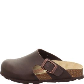Superfit FUSSBETTPANTOFFEL Unisex, Boys Clog - Material: Sonstiges Material in Brown