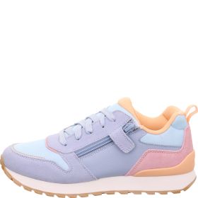Superfit DASH Sneakers low - Material: LederSonstigesMaterialTexti in Blue