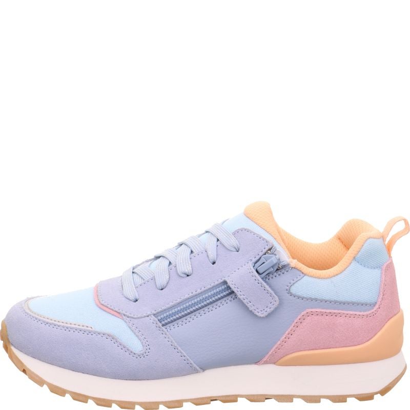 Superfit DASH Sneaker low - Material: Leder/Sonstiges Material/Textil in Blau