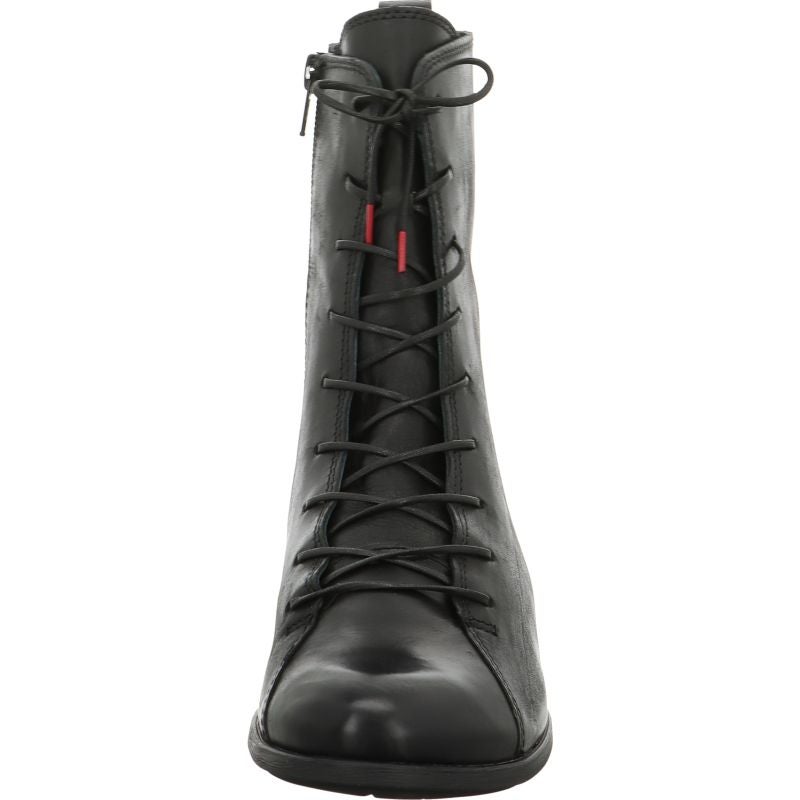 Think AGRAT Woman Ankle boot - Material: Leather in Black