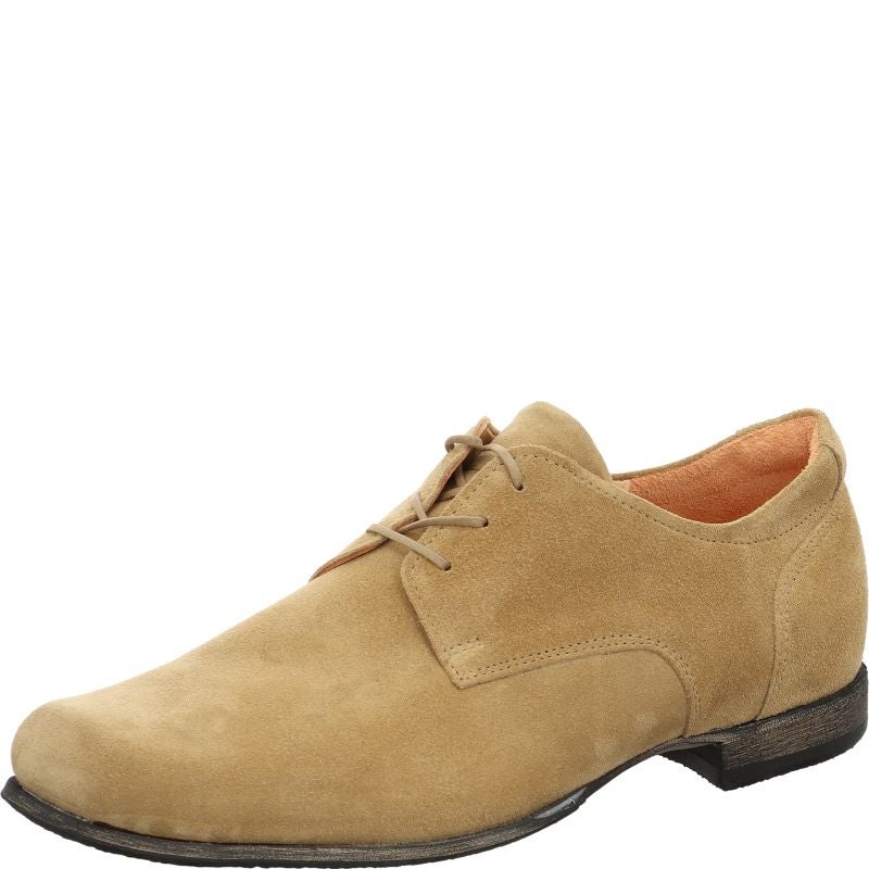 Think GURU Lace up shoe - Material: Leather in Beige
