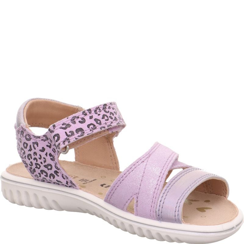 Superfit SPARKLE Sandal - Material: Leather in Purple
