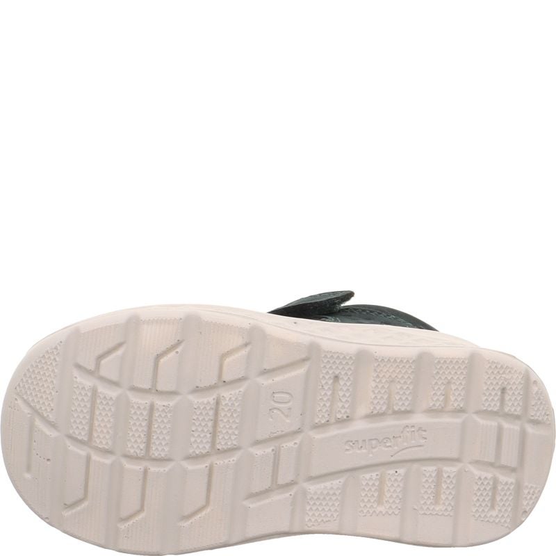 Superfit BREEZE Jungen Sneaker high - Material: Leder in Grün