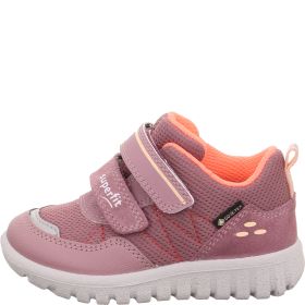 Superfit SPORT7 MINI Mädchen Sneaker low - Material: Leder/Sonstiges Material/Textil in Lila