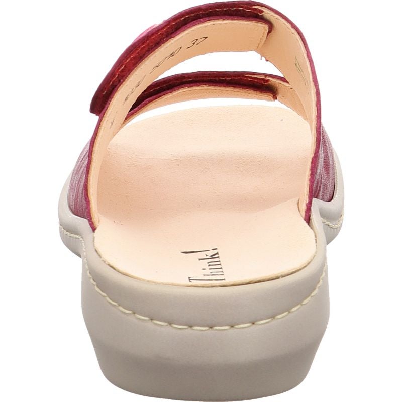 Think! CAMILLA Damen Pantolette - Material: Leder in Lila