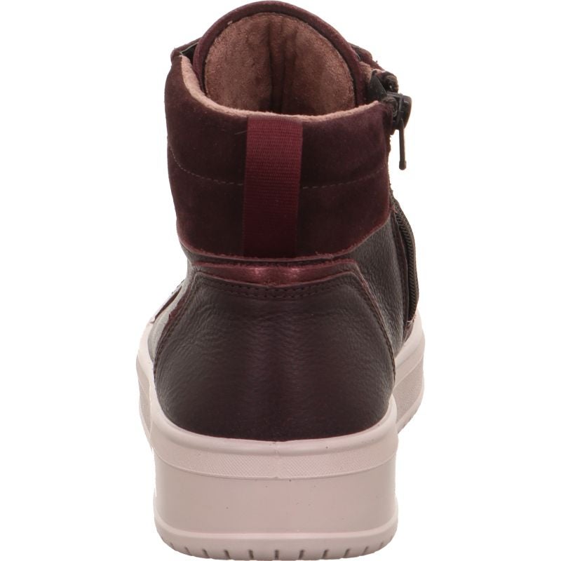 legero REJOISE Damen Sneaker high - Material: Leder in Rot