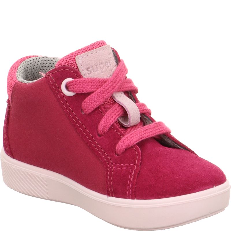 Superfit SUPIES Girls Sneakers high - Material: Leder/Sonstiges Material/Texti in Red