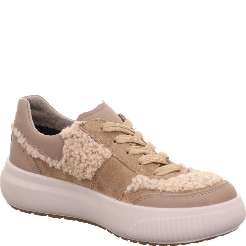 Legero T4 JUMP Damen Sneaker low - Material: Leder/Textil in Beige