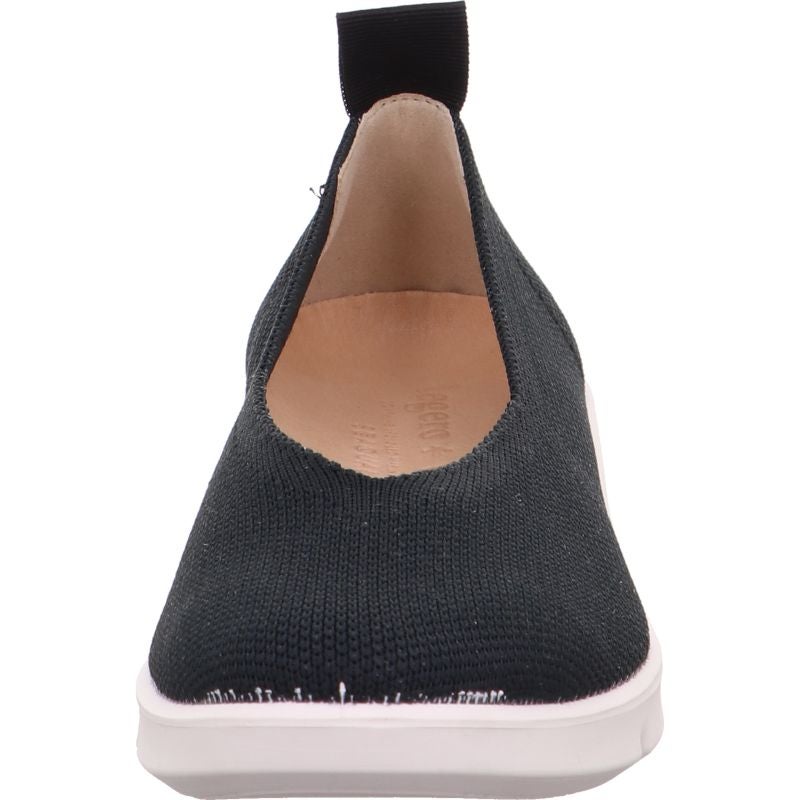 Legero LUCCA Damen Ballerina - Material: Textil in Schwarz